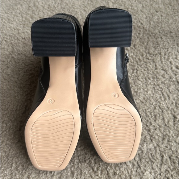 Michael Shannon Black Heeled Boots - Picture 6 of 6